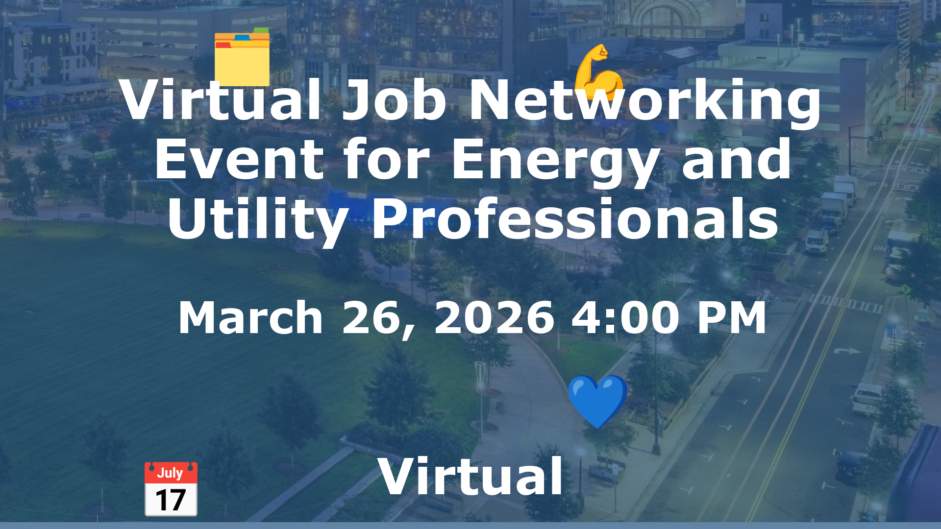 Virtual Job Networking Event for Energy and Utility Professionals event image
